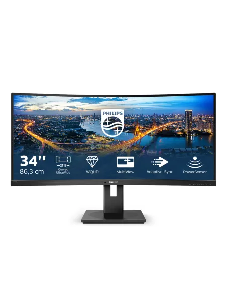 Philips B Line 345B1C 00 Monitor PC 86,4 cm (34") 3440 x 1440 Pixel Quad HD LCD Nero