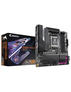 GIGABYTE B650M AORUS ELITE Scheda madre - Supporta CPU AMD Ryzen 9000, VRM a 12+2+2 fasi, fino a 8000 MHz DDR5, 1xPCIe 5.0 +