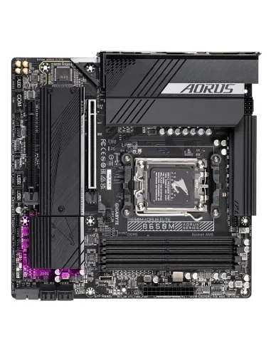 GIGABYTE B650M AORUS ELITE Scheda madre - Supporta CPU AMD Ryzen 9000, VRM a 12+2+2 fasi, fino a 8000 MHz DDR5, 1xPCIe 5.0 +