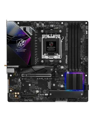Asrock Phantom Gaming B850M Riptide WiFi AMD B850 Socket AM5 micro ATX