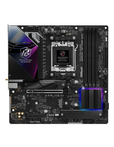 Asrock Phantom Gaming B850M Riptide WiFi AMD B850 Socket AM5 micro ATX