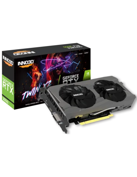 INNO3D GeForce RTX 3050 Twin X2 V2, 8192 MB GDDR6
