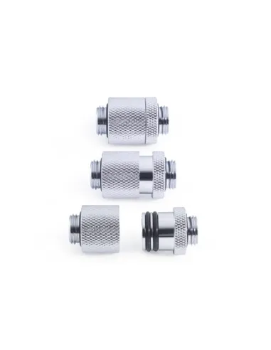 Alphacool ES D-Plug, 20-35mm, G1/4 AG auf G1/4 AG - chrome