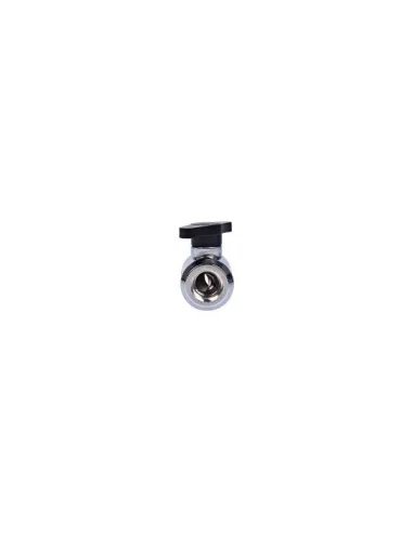 Alphacool Eiszapfen 2 Wege Kugelhahn G1/4 - chrome