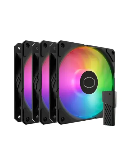 Cooler Master SickleFlow Edge 120 ARGB 3-Pack Fan Kit Case per computer Ventilatore 12 cm Nero 1 pz