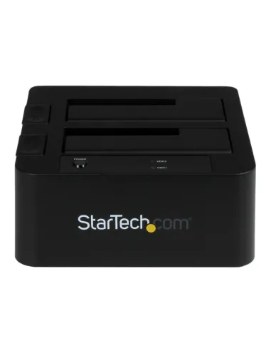 StarTech.com Docking Station USB 3.0 per doppio Hard Disk SATA eSATA SSD da 2,5" 3,5" con UASP