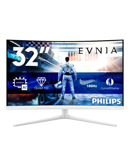 Philips Evnia 5000 32M2C5501 00 Monitor PC 80 cm (31.5") 2560 x 1440 Pixel Quad HD LCD Bianco