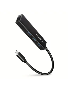 Axagon HMC-GL3A USB-C-Hub 3x USB-A Gbit-LAN schwarz Cablato USB 3.2 Gen 1 (3.1 Gen 1) Type-C Nero 2