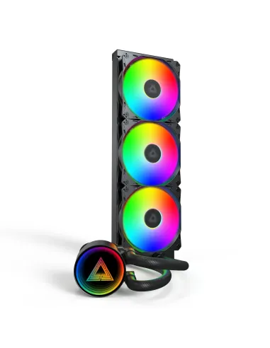 Montech LightFlow ARGB 360 Processore Raffreddatore di liquidi tutto in uno 12 cm Nero 1 pz