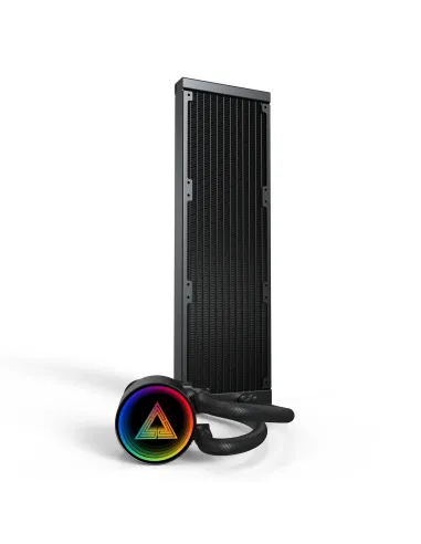 Montech LightFlow ARGB 360 Processore Raffreddatore di liquidi tutto in uno 12 cm Nero 1 pz