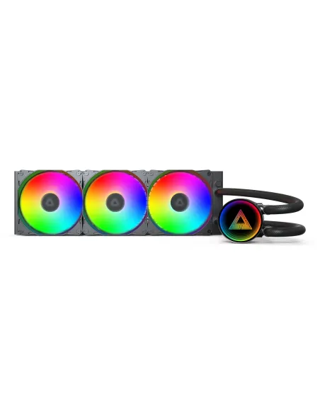 Montech LightFlow ARGB 360 Processore Raffreddatore di liquidi tutto in uno 12 cm Nero 1 pz