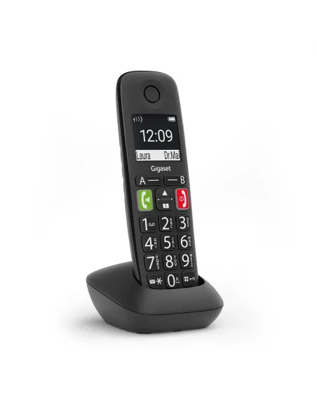 Gigaset E290HX Telefono analogico DECT Identificatore di chiamata Nero