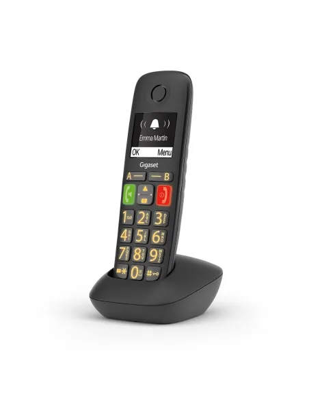 Gigaset E290HX Telefono analogico DECT Identificatore di chiamata Nero