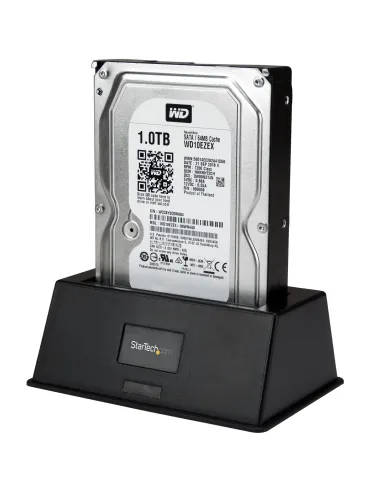 StarTech.com Docking Station per Hard Disk a Singolo Slot - Dock USB 3.0 (5 Gbps) per Hard Drive HDD SSD - Dock Station per