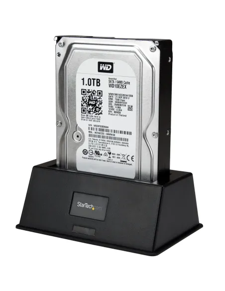 StarTech.com Docking Station per Hard Disk a Singolo Slot - Dock USB 3.0 (5 Gbps) per Hard Drive HDD SSD - Dock Station per