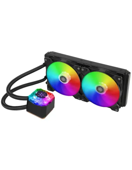 Silverstone IceGem 280 Processore Kit di raffreddamento a liquido 14 cm Nero