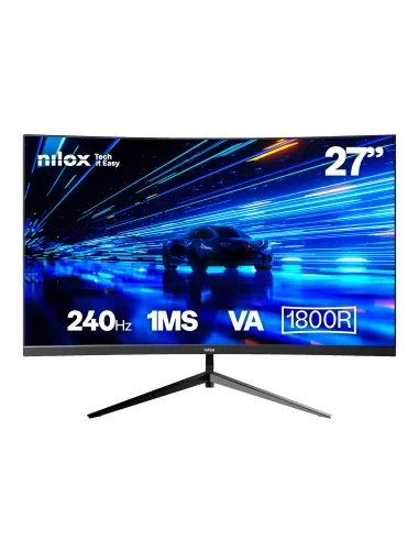 Nilox MONITOR 27 CURVO 240HZ VA HDMI Y DP Monitor PC 68,6 cm (27") 1920 x 1080 Pixel Full HD LCD