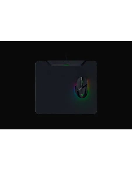 Razer HyperFlux V2 Tappetino per mouse per gioco da computer Nero