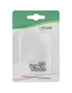 InLine Set di viti per scheda madre, con rondelle in gomma, metriche, 10pz. 2