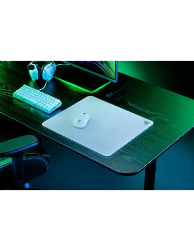 Razer Atlas Tappetino per mouse per gioco da computer Bianco
