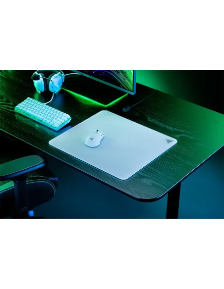 Razer Atlas Tappetino per mouse per gioco da computer Bianco