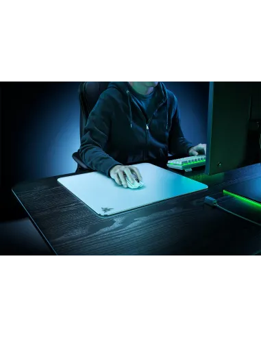 Razer Atlas Tappetino per mouse per gioco da computer Bianco