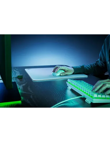 Razer Atlas Tappetino per mouse per gioco da computer Bianco