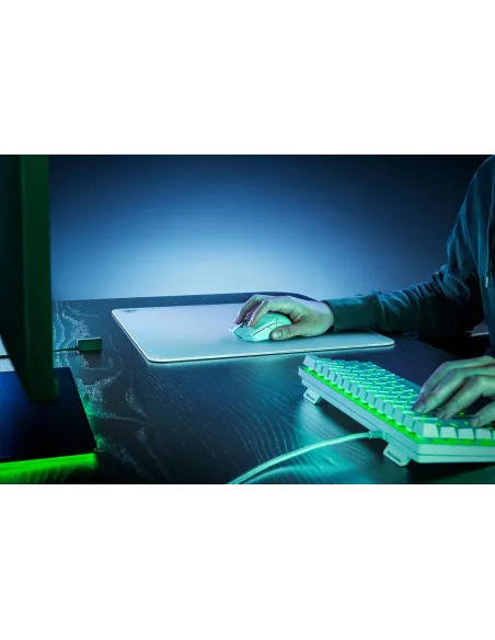 Razer Atlas Tappetino per mouse per gioco da computer Bianco