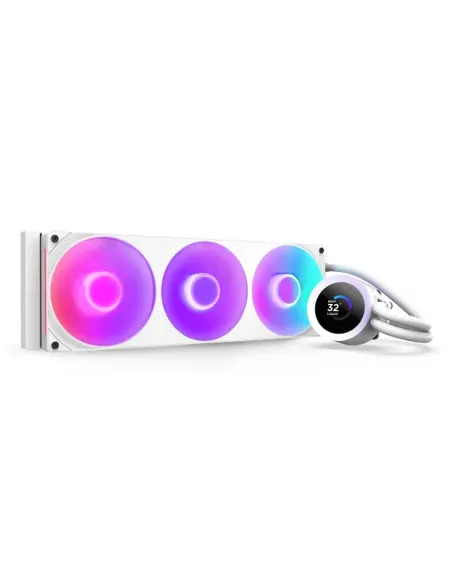 NZXT Kraken Plus 360 RGB Processore Raffreddatore di liquidi tutto in uno Bianco 1 pz