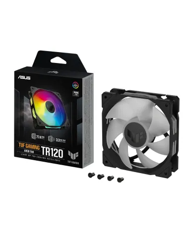 ASUS TUF Gaming TR120 ARGB Fan - Single Pack Case per computer Ventilatore 12 cm Nero
