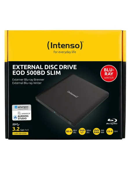 Intenso EOD 500BD Slim lettore di disco ottico Blu-Ray ROM Nero