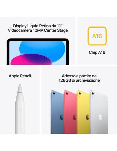 Apple iPad 11'' Wi-Fi 128GB Rosa