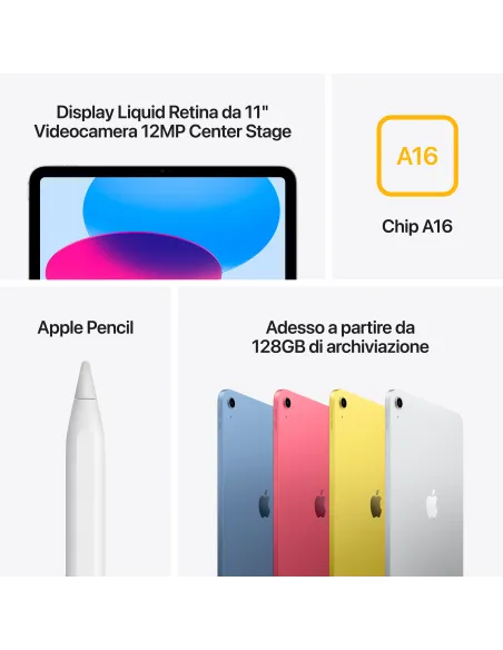 Apple iPad 11'' Wi-Fi 128GB Rosa
