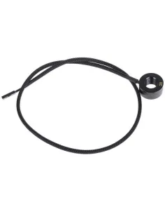 Alphacool Eiszapfen Temperatursensor G1/4 IG/IG mit AG Adapter - schwarz