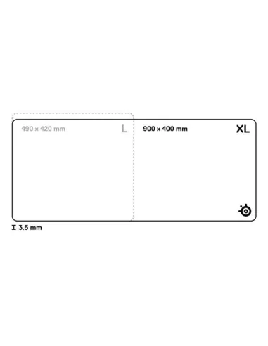 SteelSeries QcK Performance Balance XL Mauspad - schwarz
