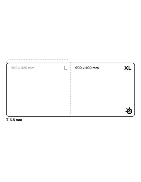SteelSeries QcK Performance Balance XL Mauspad - schwarz