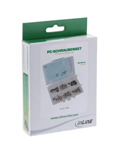 InLine PC-Schraubenset, 83-teilig