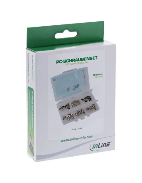 InLine PC-Schraubenset, 83-teilig
