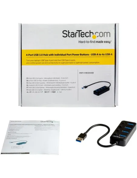 HUB USB 3.0 4 PORTE - 4X USB-A