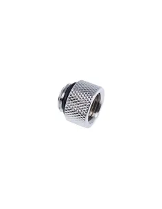 Alphacool Eiszapfen Adapter gerade G1/4 Zoll AG auf G1/4 Zoll IG - chrome silber 2