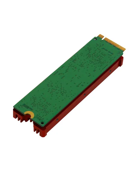 AXAGON CLR-M2 passiver M.2-SSD-Kühlkörper - 2280, Aluminium, rot