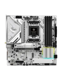 ASROCK B850M Steel Legend Wifi Mainboard, Sockel AM5, AMD B850, Micro-ATX, DDR5 2