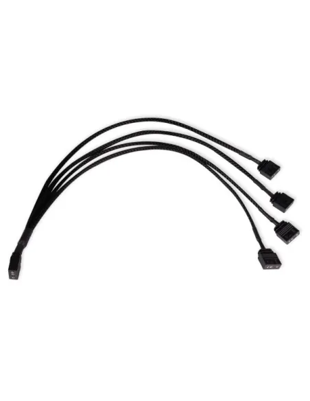 Alphacool Y-Splitter aRGB 3-Pin auf 4x 3-Pin 30cm - schwarz