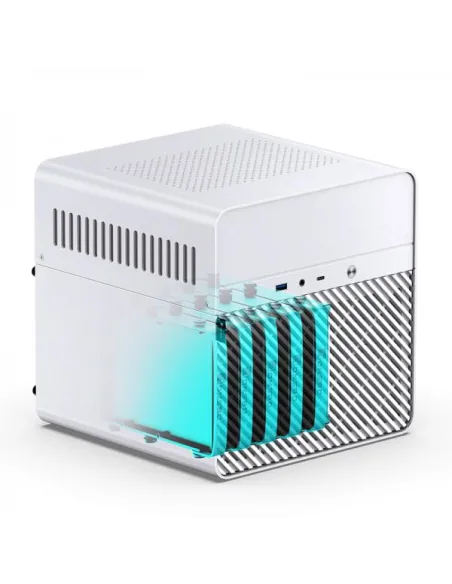 Jonsbo N2 Mini-ITX NAS Gehäuse - weiß