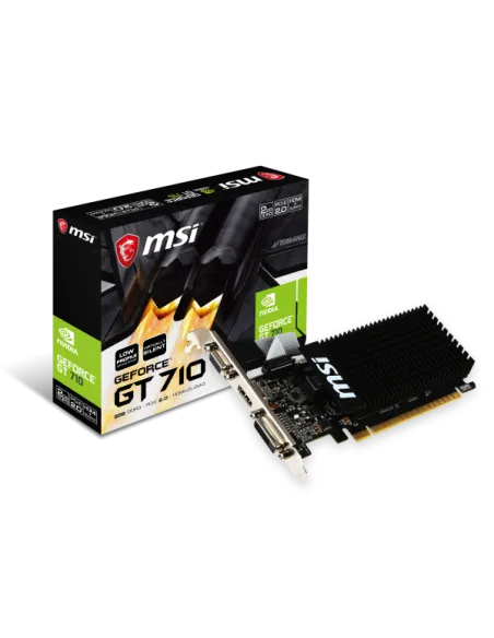 MSI GeForce GT 710 Grafikkarte, Low-Profile, 2048 MB DDR3