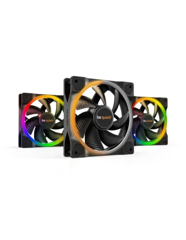 be quiet! Light Wings ARGB PWM Lüfter, Triple Pack - 120mm, schwarz