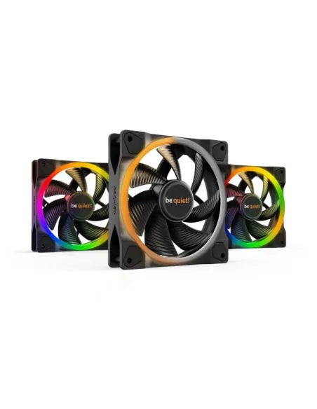 be quiet! Light Wings ARGB PWM Lüfter, Triple Pack - 120mm, schwarz