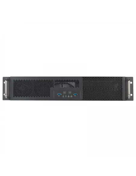 SilverStone SST-RM23-502-MINI - Rackmount Server Gehäuse, 2U, Micro-ATX - schwarz