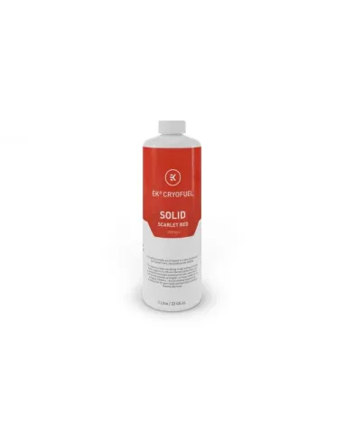 EK Water Blocks EK-CryoFuel Solid Premix, Scarlet Red - 1000ml