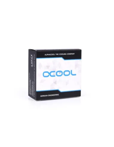 Alphacool Eiszapfen Adapter 90 Grad G1/4 Zoll AG auf G1/4 Zoll IG - chrome